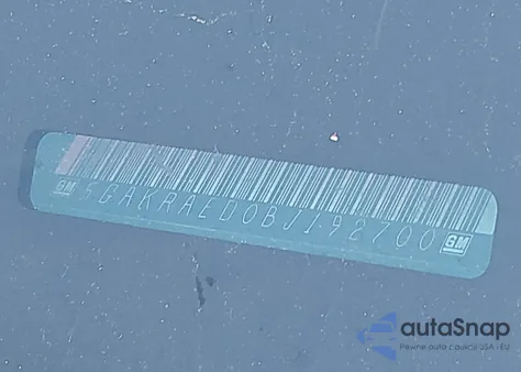 2011 Buick Enclave Cx from USA, damaged, VIN 5GAKRAED0BJ192700